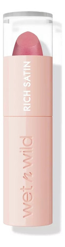 Labial En Barra Rich Satin Wet N Wild Color Hush Lil' Beige Color Disco Rose