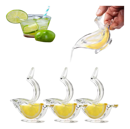 Cnpop Exprimidor Manual Limon Para Pajaro 2 Pieza Rebanada