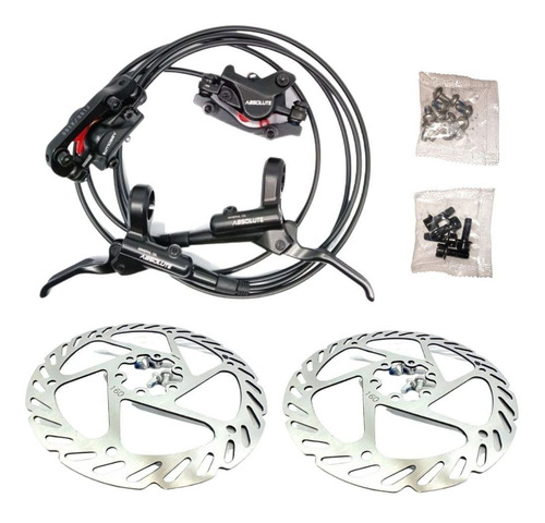 Freio Hidráulico Bike Absolute M310 C/discos 160mm Freeride