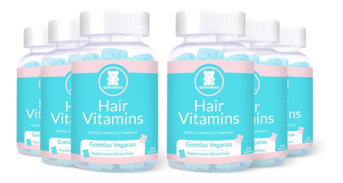 Hair Vitaminas Goodbear (tratamiento 6 Meses)
