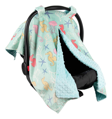 Capa de assento de carro para bebês Top Tots Minky Luxury