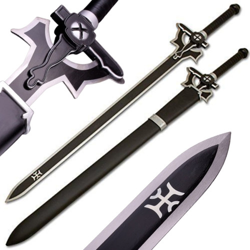 Katana Espada Kirito Sao Sword Art Online Elucidator + Envio