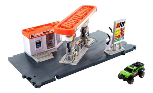 Set De Juego Matchbox Basics Acción Estación De Gasolina