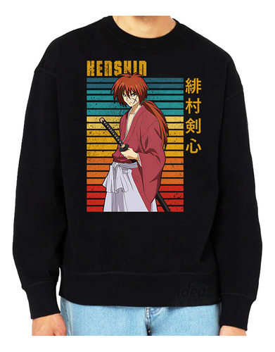 Buzo Rurouni Kenshin Samurai X 04 (negro:) Ideas Mvd