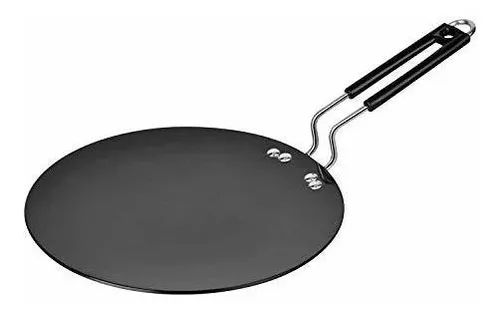 Roti Tawa Anodizado Duro Con Mango De Acero Chapati Tawa De