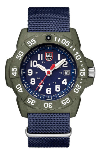 Luminox  Sea Reloj Azul De Cuarzo Suizo Con Pantalla Analogi