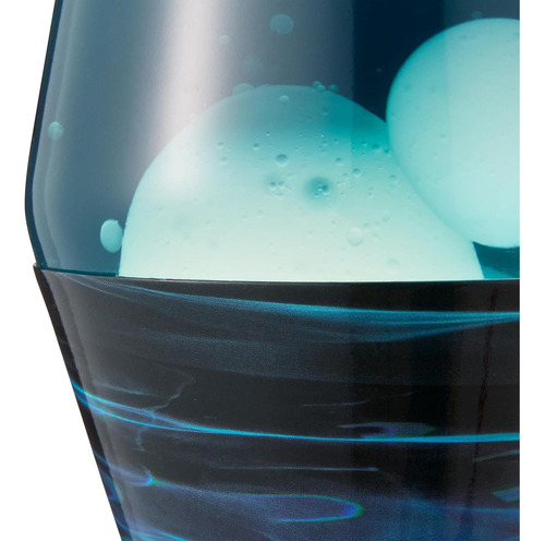 Lámpara Lava Lava® 36.83 Cm Cera Blanca Líquido Azul