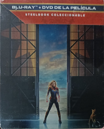 Capitana Marvel Brie Larson Blu-ray + Dvd Steelbook