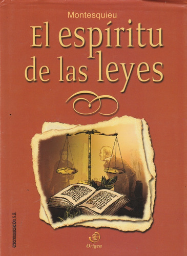 El Espiritu De Las Leyes Montesquieu