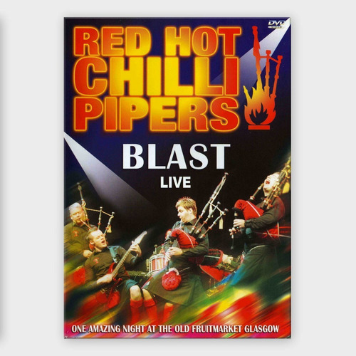 Red Hot Chilli Pipers Blast Live Dvd Importado New En Stoc 