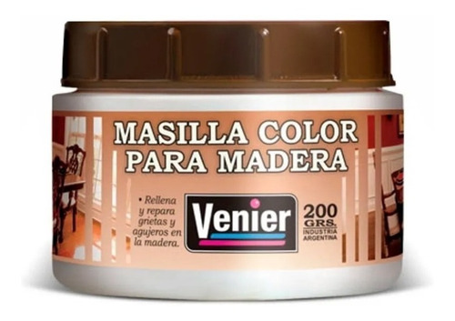 Masilla Venier P/ Madera Vs Colores 200gr Directo Fabrica Fs