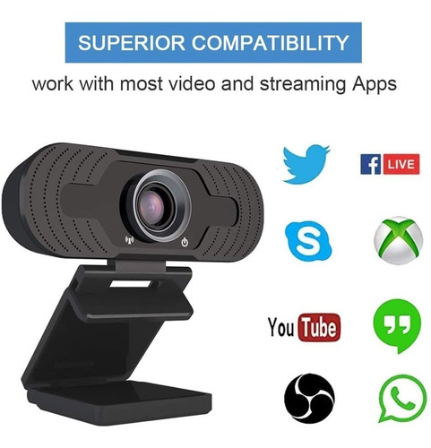 Camara Web Videoconferencia Webcam 1080p Hd Zoom Teletrabajo
