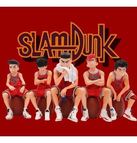 5 Unids/set Figura De Acción Slam Dunk Juguete Anime Muñeca