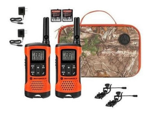Imagen 3 de 7 de Walkie Talkie Handy Motorola T265 + Manos Libres + Maletin