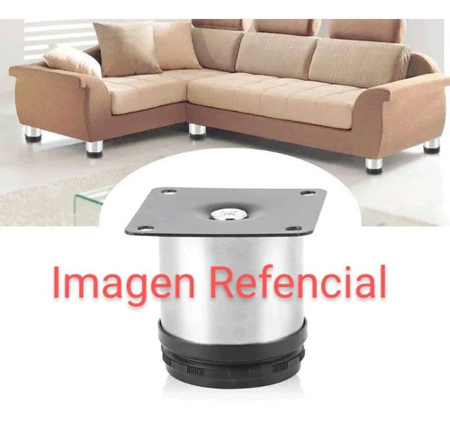 Imagen 4 de 8 de Set 25 Patas Mueble Sillón Cama Baño 80x50mm Base Plastica