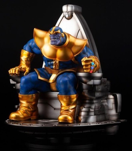 Thanos On Space Throne Marvel Estatuta Kotobukiya Nuevo