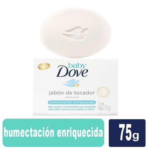 Jabón De Tocador Baby Dove Humectación Enriquecida 75g