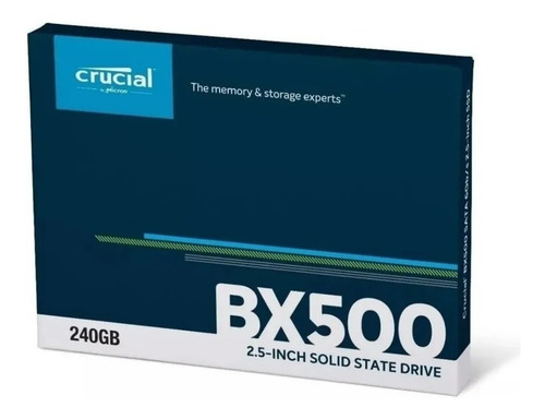 Hd Ssd Crucial Bx500 240gb Sata 6.0gb/s 2,5 Novo Lacrado