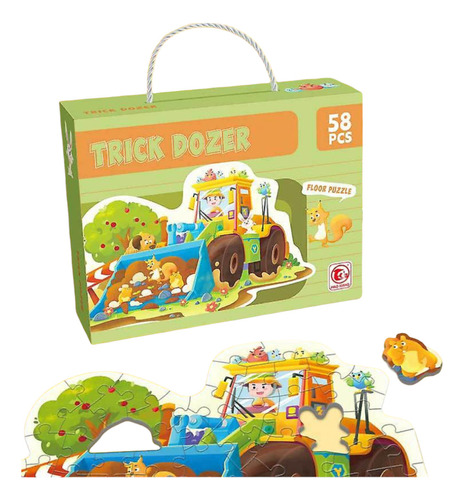 Puzzle 60 Piezas Juego Educativo Rompecabezas Camion