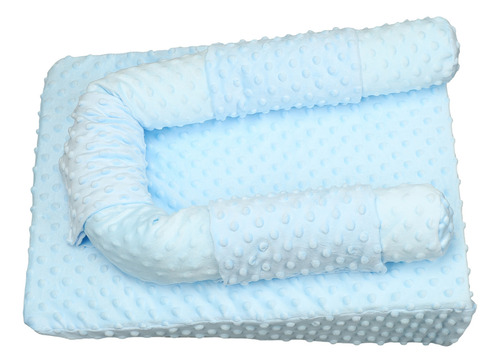 Tumbona Azul Para Bebés, Almohada De Lactancia, Antiregurgit