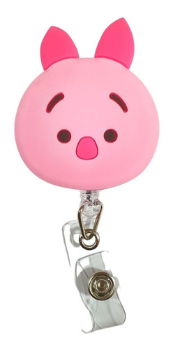 Yoyo Retráctil Porta Credencial Modelo Piglet
