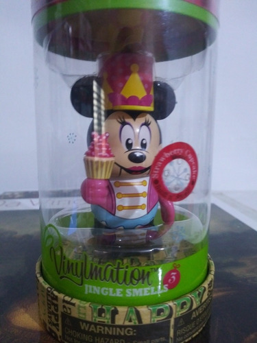 Adorno Navideño Minnie Vinulmation De 10cm Disney Importado