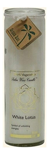 Aloha Bay Chakra Vela Perfumada Color Blanco Loto