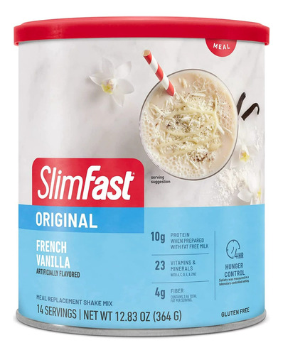 Batido Reemplazo De Comida Slimfast Original Rica Mezcla