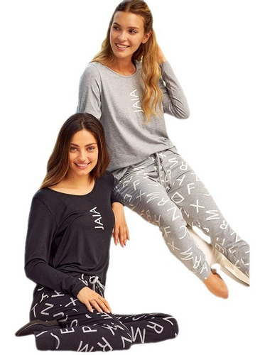 Imagen 5 de 6 de Pijama Mujer Otoño / Invierno Letras Tokio Jaia 22009