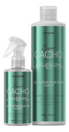 Kit Macpaul Finalização De Cachos No Poo Super Cacho