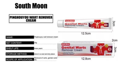 Pomada Para Eliminar Las Verrugas Del Herpes Genital, 20 G