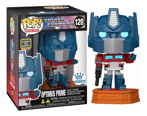 Optimus Prime Funko Pop Transformers 120 Luces Y Sonidos
