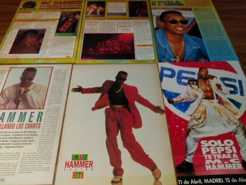 (p063) Mc Hammer * Recortes Revistas Clippings