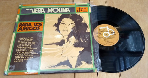 Duo Vera Molina Para Los Amigos Disco Lp Vinilo