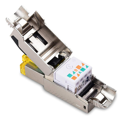 Enchufe De Terminación Rj45, Cat 8, Cat8, Blindado, Sin Herr