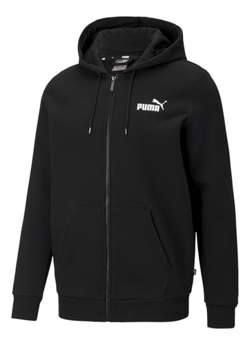 Campera Puma Hombre Ess Small Logo Fz Hoodie Fl Black