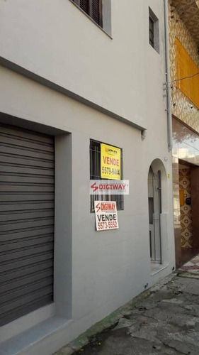 Sobrado Com 2 Dormitórios À Venda, 100 M² Por R$ 600.000,00 - Cambuci - São Paulo/sp - So0279
