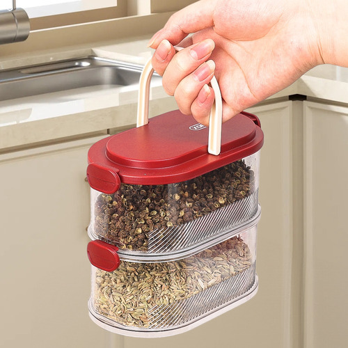 Recipientes De Comida Apilables Con Tapas, Caja De Almacenam