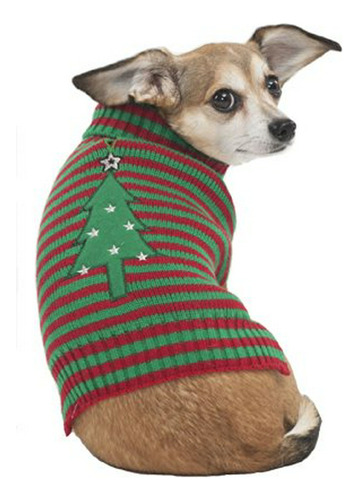 Sweater Navideño Mascota, Rayas