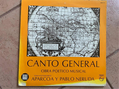 Vinilo Doble Canto General Aparcoa Pablo Neruda Che Discos