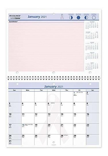 2021 Calendario De Pared Por At-a-glance, 11  X 8 , Rfrzf