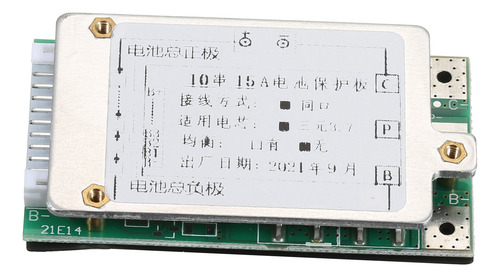 Placa De Iones De Litio De 10 Unidades, 15 A, 36 V/37 V, Pla
