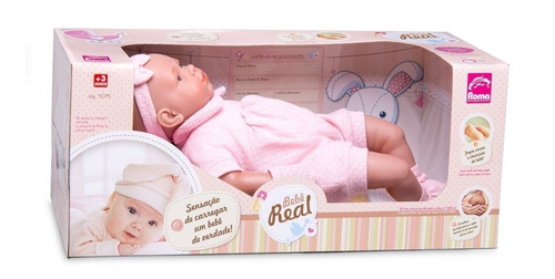 Imagem 2 de 2 de Roma Brinquedos Bebê Real 5075
