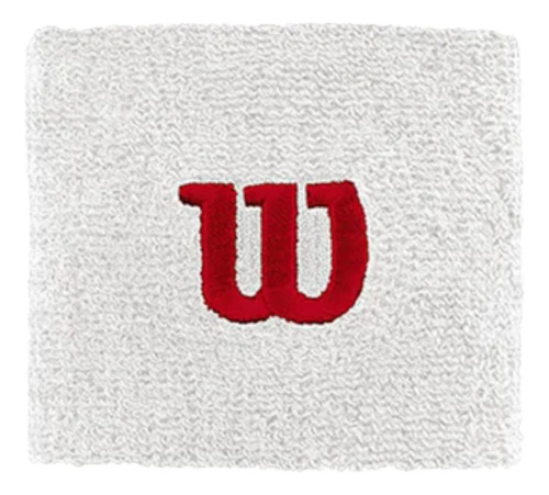 Par De Muñequeras Deportivas Wilson Blancas Absorbentes