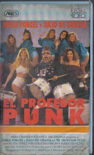 El Profesor Punk Jorge Porcel Perez Beatriz Salomon Vhs
