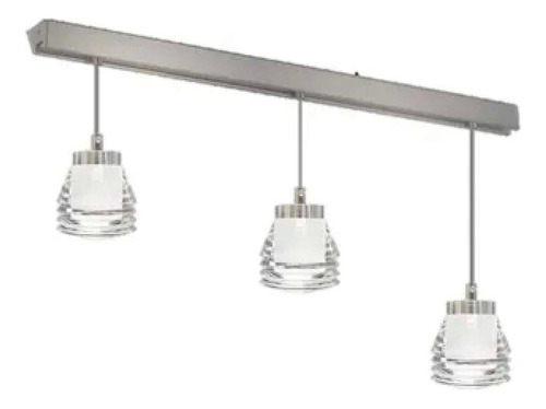 Candil Colgante Triple Led 3x5w. Dava 5000k Luz Blanca *adir