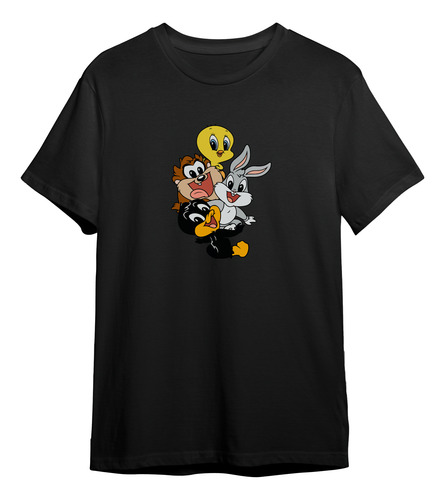 Playera Amigos Tunes Silvestre Lucas Taz Piolin Bugs Baby