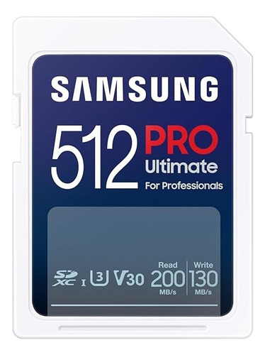 Tarjeta De Memoria Samsung Pro Ultimate 512gb Sdxc 200 Mb/s