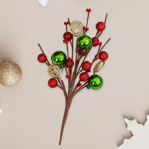 . 6 Palillos For Bolas De Navidad, Adornos For Ramas De