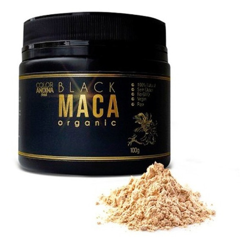 Black Maca Organic 100g Andina Food